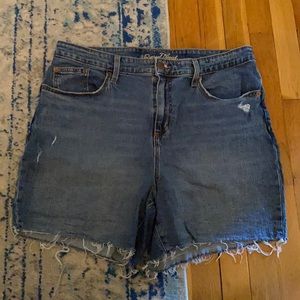 Women’s distressed shorts